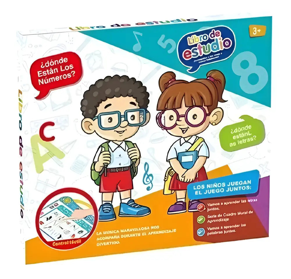 Libro Aprendizaje Niños Sonido Interactivo Ingles Español