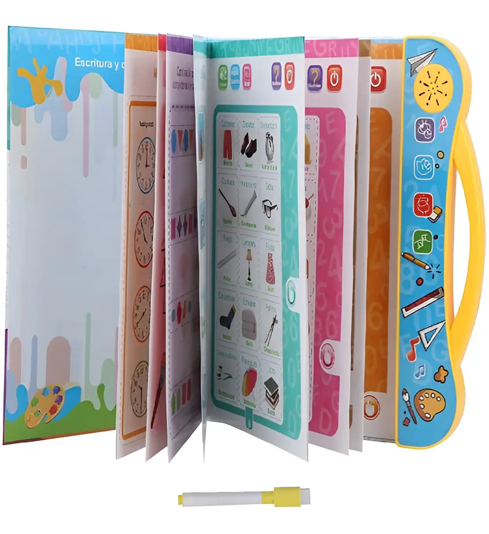 Libro Aprendizaje Niños Sonido Interactivo Ingles Español